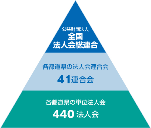 全国法人会総連合　組織図